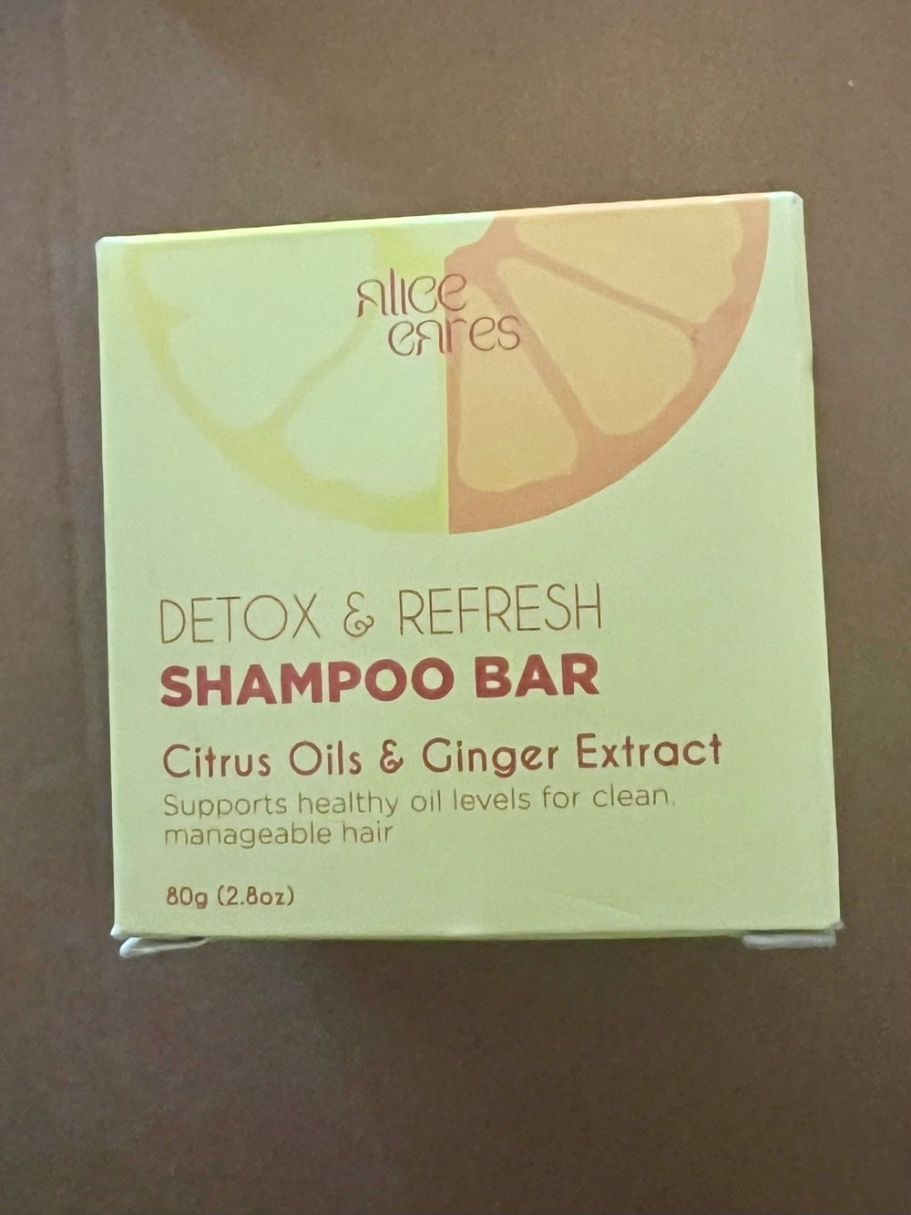 Alice Cares Detox & Refresh Shampoo Bar, NEW IN BOX
